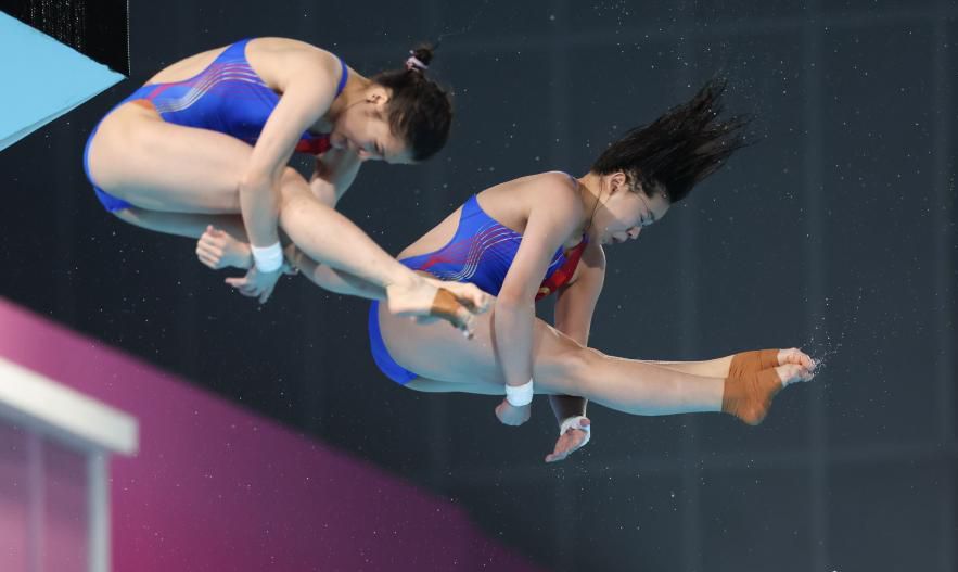 全紅嬋亮相全運會賽場 廣東隊摘得十五運跳水項目女子團體冠軍