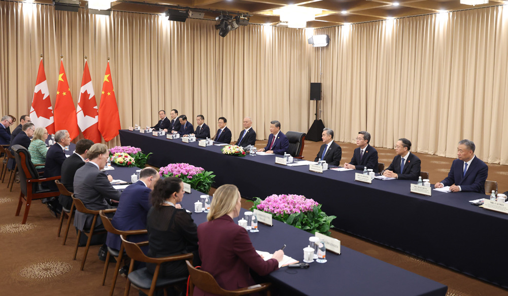 習(xí)近平會見加拿大總理卡尼